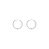 14k Solid Gold Huggies - - Earrings - Ofina