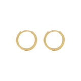 14k Solid Gold Huggies - - Earrings - Ofina