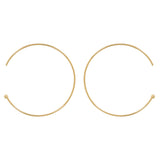 Endless Ball End Hoops - Gold / 26mm - Earrings - Ofina