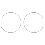 Endless Ball End Hoops - Silver / 26mm - Earrings - Ofina