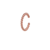 Beaded Middle Ear Cuff - Rose Gold - Earrings - Ofina