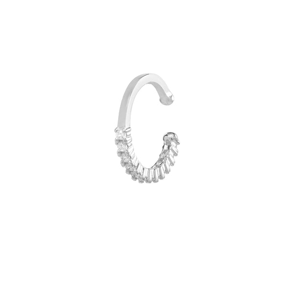 CZ Prong Middle Ear Cuff - - Earrings - Ofina