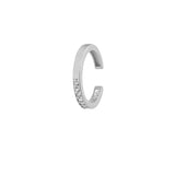 CZ Channel Middle Ear Cuff - - Earrings - Ofina