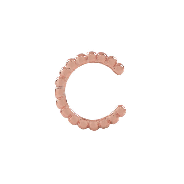 Beaded Ear Cuff - Rose Gold - Earrings - Ofina
