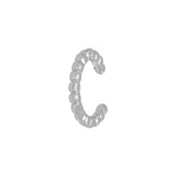 Beaded Ear Cuff - Silver - Earrings - Ofina