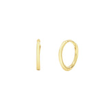 Thin Ear Huggies - Gold / 9mm - Earrings - Ofina