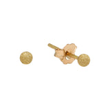 SALE - Stardust Sphere Studs - Gold / 3mm - Earrings - Ofina