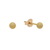 SALE - Stardust Sphere Studs - Gold / 4mm - Earrings - Ofina