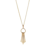 Fringe Necklace - Gold - Necklaces - Ofina
