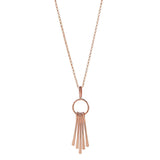 Fringe Necklace - Rosegold - Necklaces - Ofina