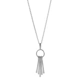 Fringe Necklace - Silver - Necklaces - Ofina