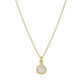 Teardrop Opal Necklace - - Necklaces - Ofina