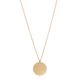 Disc Necklace - Thin Chain / Small - Necklaces - Ofina