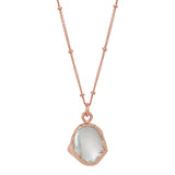 Gold Dipped Pearl Necklace - Rosegold - Necklaces - Ofina