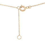 14k Solid Gold Thin Chain w/ Extender - - Necklaces - Ofina