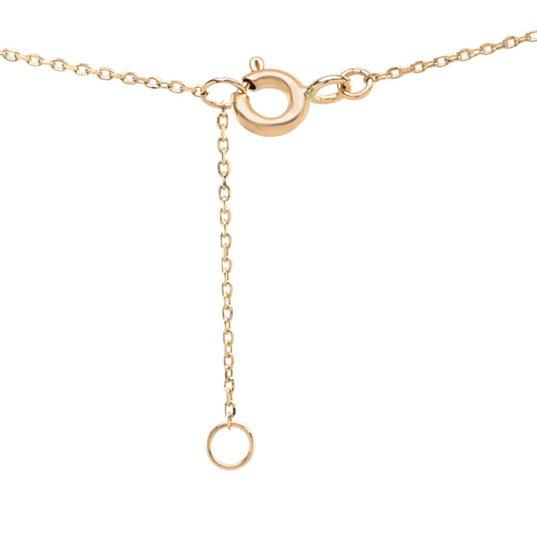 14k Solid Gold Thin Chain w/ Extender - - Necklaces - Ofina