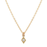 Tiny CZ Diamond Necklace - - Necklaces - Ofina