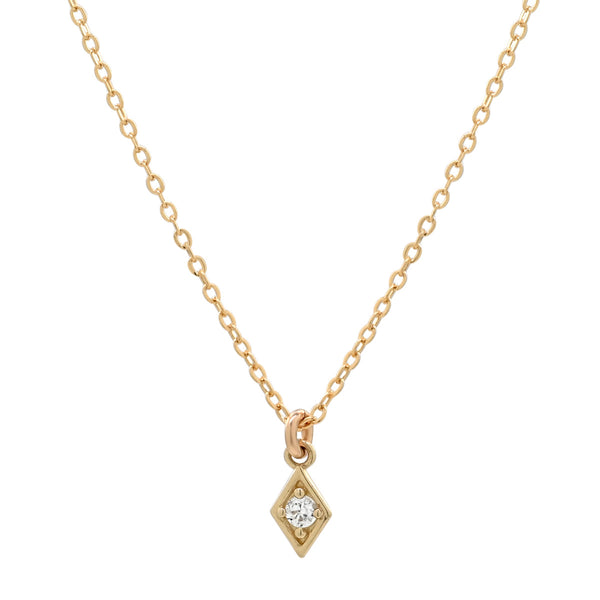 Tiny CZ Diamond Necklace - - Necklaces - Ofina