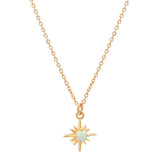 Opal Sun Ray Necklace - - Necklaces - Ofina