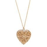 Ornate Heart Locket - - Necklaces - Ofina