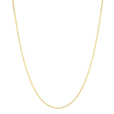 14k Solid Gold Box Chain Necklace - 16" - Necklaces - Ofina
