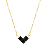 Black Animated Heart Necklace - - Necklaces - Ofina