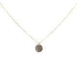 Monogram Necklace on Thin Chain - Gold / A - Necklaces - Ofina