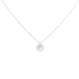 Monogram Necklace on Thin Chain - - Necklaces - Ofina