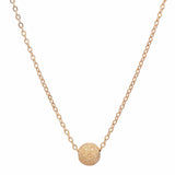 SALE - Single Stardust Ball Necklace - Gold - Necklaces - Ofina