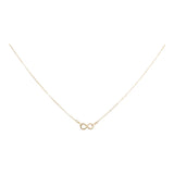 Tiny Infinity Necklace on Thin Chain - Gold - Necklaces - Ofina