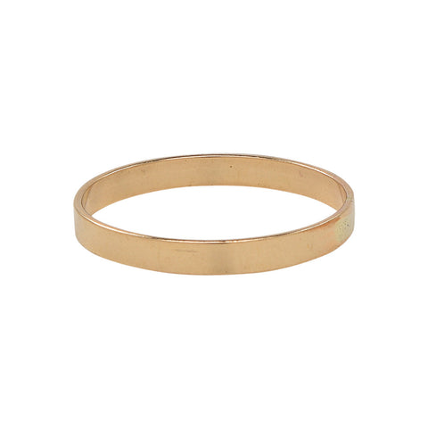 Thick Smooth Band Ring - Gold / 2 - Rings - Ofina
