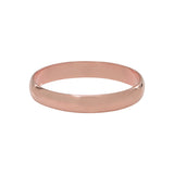 10k Solid Gold Thick Band - Rose Gold / 5 - Rings - Ofina