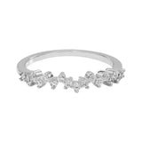 SALE - Zig Zag CZ Ring - Silver / 5 - Rings - Ofina