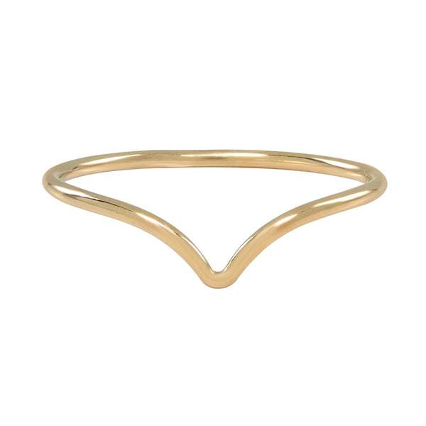Chevron Ring - Gold / 5 - Rings - Ofina