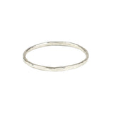 Hammered Band Ring - Silver / 11 - Rings - Ofina