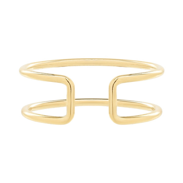 Double Open Band Ring - S/M - Rings - Ofina
