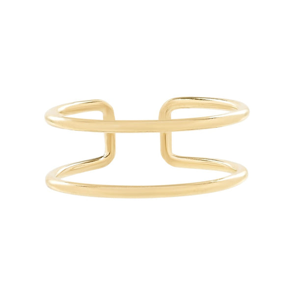 Double Open Band Ring - - Rings - Ofina