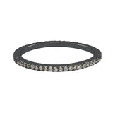Multi CZ Ring - Gunmetal / 5 - Rings - Ofina