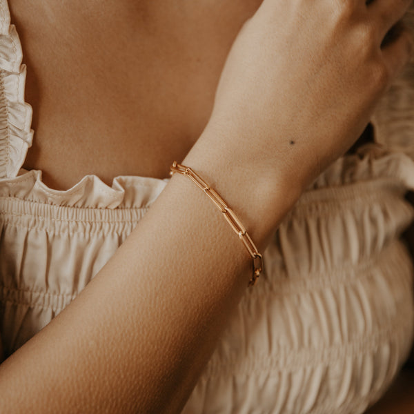Bold Paperclip Bracelet - - Bracelets - Ofina