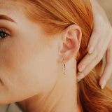 Opal Sun Ray Leverback Earrings - - Earrings - Ofina