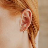 Thin Ear Huggies - - Earrings - Ofina