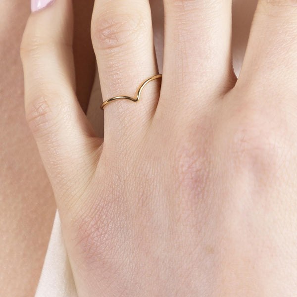 Chevron Ring - - Rings - Ofina