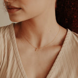 Textured Diamond CZ Necklace - - Necklaces - Ofina