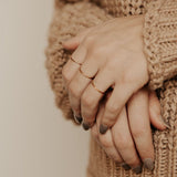 Smooth Stacking Ring - - Rings - Ofina