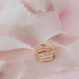 14k Swirl Ring - - Rings - Ofina