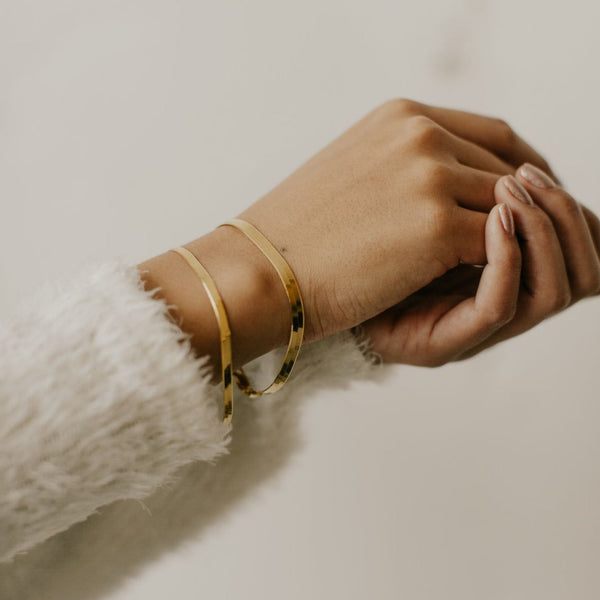 Herringbone Bracelet - - Bracelets - Ofina