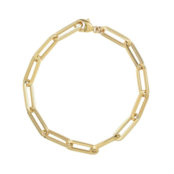 Bold Paperclip Bracelet - 7" - Bracelets - Ofina