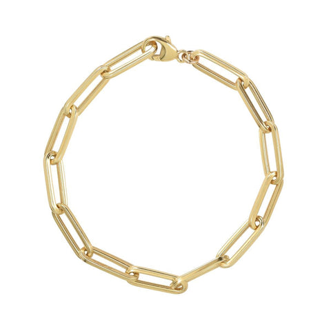 Bold Paperclip Bracelet - 7" - Bracelets - Ofina