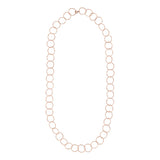 Multi-Interlocking Diamond Cut Necklace - Rosegold - Necklaces - Ofina