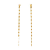 Detachable Round Multi Bar Sphere Studs - Gold / Large - Earrings - Ofina